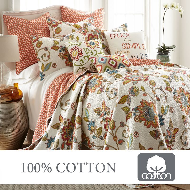 Clementine Quilt and Pillow Sham Set - Levtex Home, 4 of 6