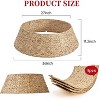 JIONJOY Natural Seagrass Christmas Tree Collar & Woven Skirt, Stand Base Cover for 4-9ft Trees, Indoor Holiday Decoration - 3 of 4