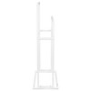 vidaXL Towel Rack White Iron Industrial Towel Rack Rectangular - 4 of 4