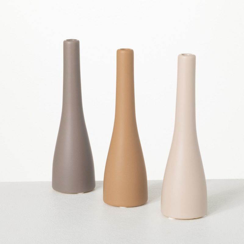 Sullivans Slim Ceramic Vase Set of 3, 8.5"H, 1 of 7