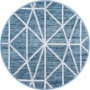 Unique Loom    Matrix Trellis Geometric Area Rug - 2 of 4