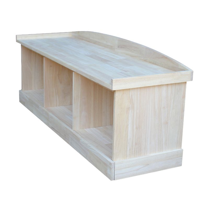 Storage Bench Unfinished - International Concepts, 5 of 9