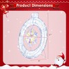 Costway 33" Lighted Ornament Pre-Lit Christmas Wreath with 128 Cold White LED Lights - 3 of 4