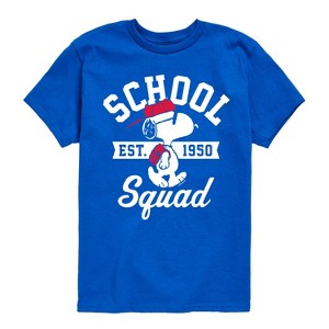 Boys' - Peanuts - Snoopy School Squad Short Sleeve Graphic T-Shirt - 1 of 4