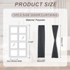 Unique Bargains Blackout Tie Up Pocket Window Door Curtain 1 Panel - 2 of 4