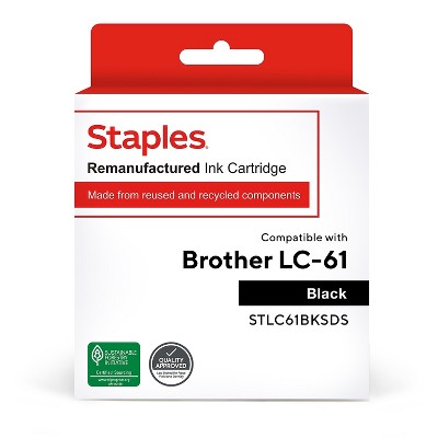 TRU RED  Black Std Yld Ink Cartridge Replacement-Brother LC61BK TRLC61BKSDS