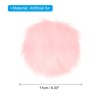 Unique Bargains Fluffy Soft Elastic Faux Fur Pom Poms for Hats DIY Scarves 6 Pcs - 2 of 4