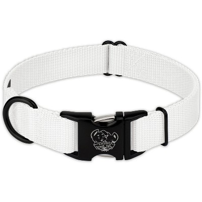 Country Brook Petz Premium Nylon Dog Collar with Metal Buckle for Small Medium Large Breeds - Vibrant 30+ Color Selection
