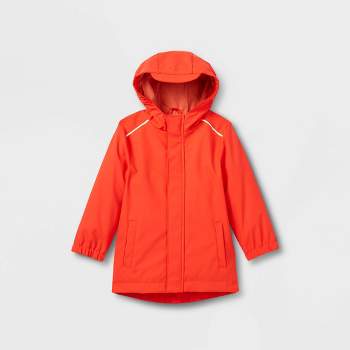 Toddler Long Sleeve Rain Coat - Cat & Jack™ Red 