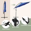 WestinTrends 10 Ft Outdoor Patio Cantilever Offset Umbrella - 3 of 4