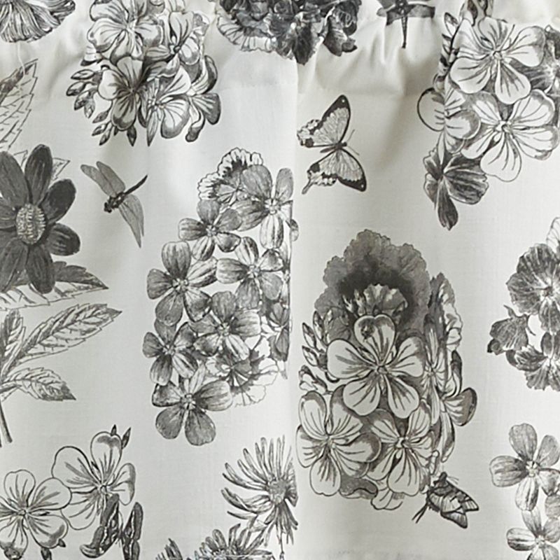 Geranium Floral Lined Valance 60''X14'', 3 of 4