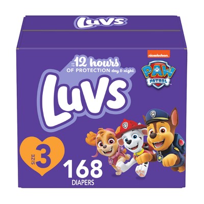 Luvs Pro Level Leak Protection Diapers Giant Pack - Size 3 - 168ct : Target