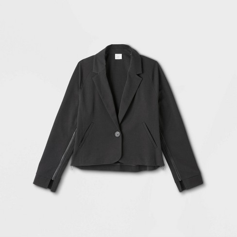 Women's black sales blazer target