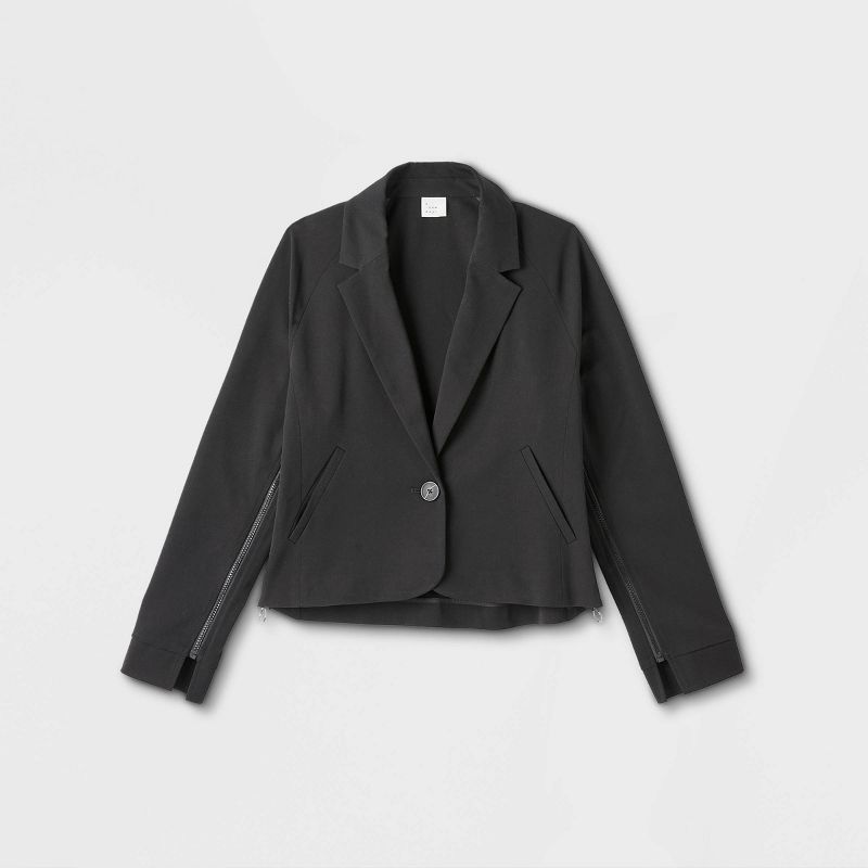 Women's Adaptive Seated Fit Side Opening Blazer Jacket - A New Day™, 1 of 6
