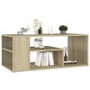 vidaXL Engineered Wood Coffee Table in Sonoma Oak Finish - 4 of 4