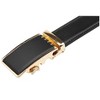 INSPIRE CHIC Men's Automatic Alloy Buckle Holeless Belt - 3 of 4