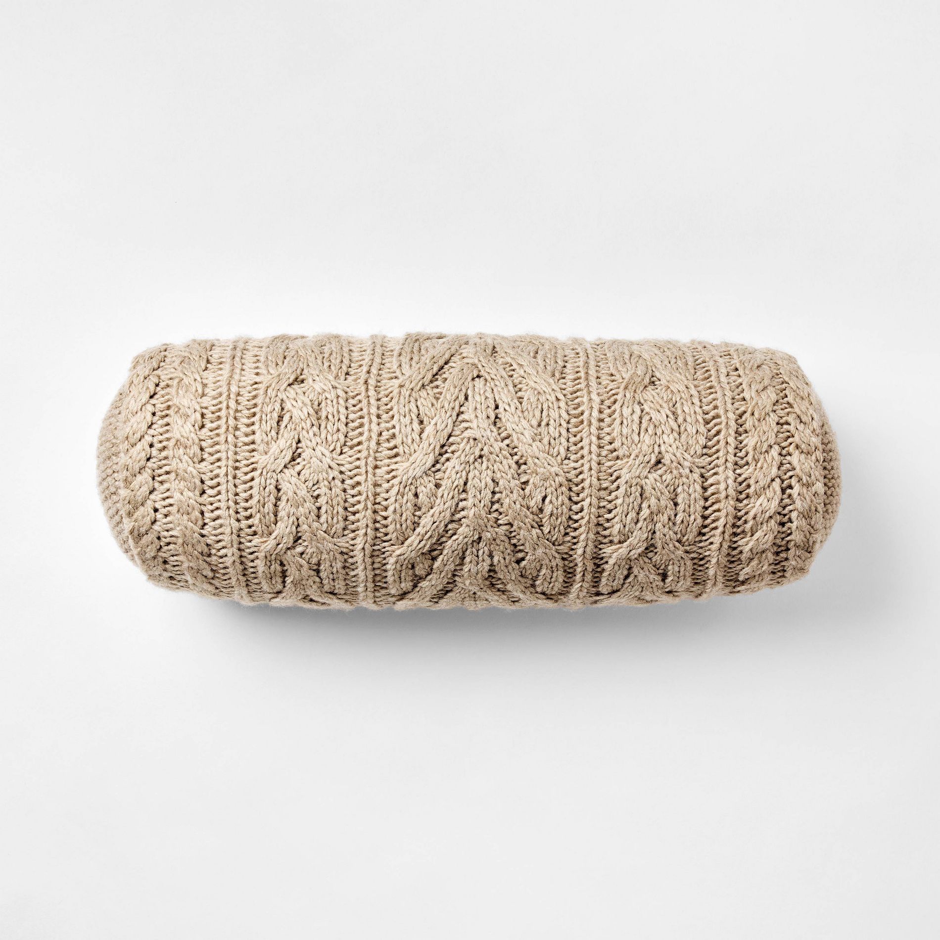 Knit Bolster Throw Pillow - Threshold™ designed with Studio McGee