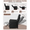 Electric Recliner Chair for Adults with Remote Control and Side Pockets, PU Leather Recliners Home Seating - 3 of 4