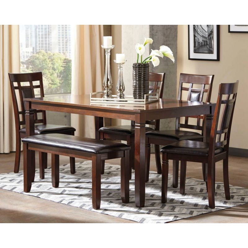 Bennox Dining Table Set Brown - Signature Design by Ashley, 2 of 6