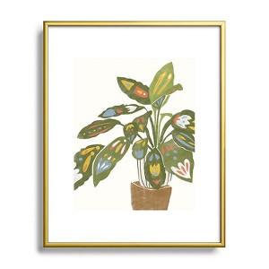 Alja Horvat Scandinavian Plant Metal Framed Art Print - Deny Desings - 1 of 3