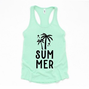 Simply Sage Market Women's Summer Palm Graphic Racerback Tank - 1 of 3