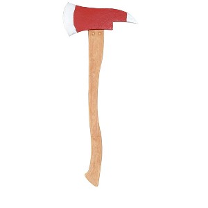 HalloweenCostumes.com    Fireman's Axe, Red/Brown - 1 of 2