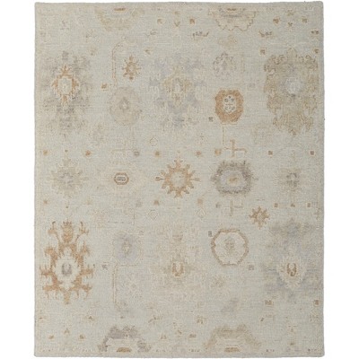 Grafton Transitional Floral & Botanical Tan/Ivory/Orange Area Rug