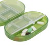 Unique Bargains 8 Grids Flip Up Double Layer Pill Case 1 Pc - 2 of 4