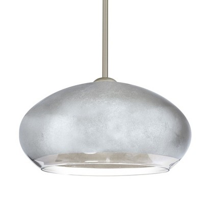 Besa Lighting Brio 14 1 - Light Pendant in  Satin Nickel