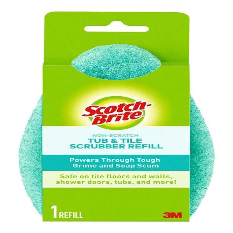 3M Scotch-Brite Non-Scratch Shower Scrubber Refill For Bath and Shower 1 pk, 1 of 3