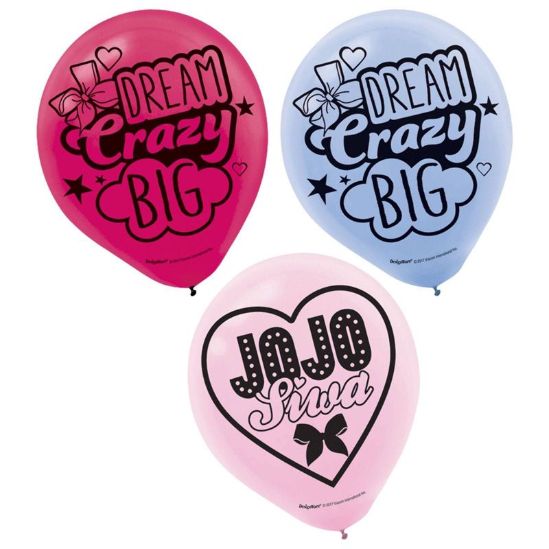 JoJo Siwa 6ct Latex Balloons, 1 of 2
