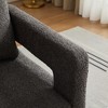 29.1" Boucle Swivel Accent Chair with Open Back and Removable Cushion - 2 of 4