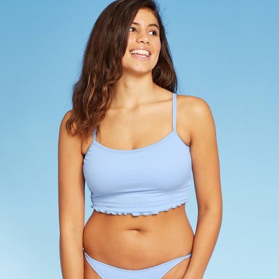 target blue bikini top