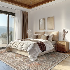 Abynow Medallion Faded Persian Indoor Area Rug - 1 of 4