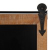 21.5 X 2 Cates Barn Door Wood Framed Chalkboard Rustic Brown - Kate And  Laurel : Target