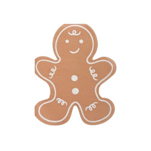 Daydream Society - Baking Spirits Bright Gingerbread Man Napkins - Pack of 16 Paper Napkins - 1 of 3
