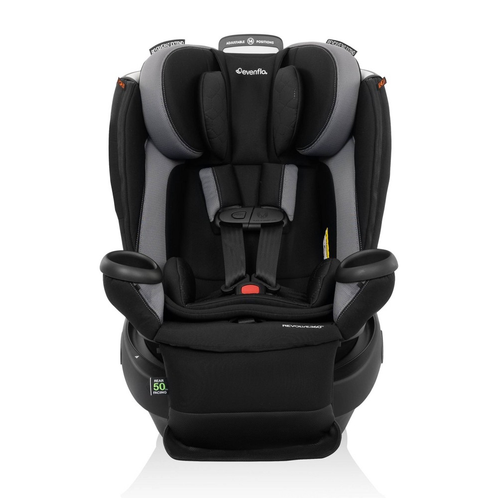 Evenflo Revolve 360 Extend All-in-One Rotating Convertible Car Seat - Revere Gray -  92391010