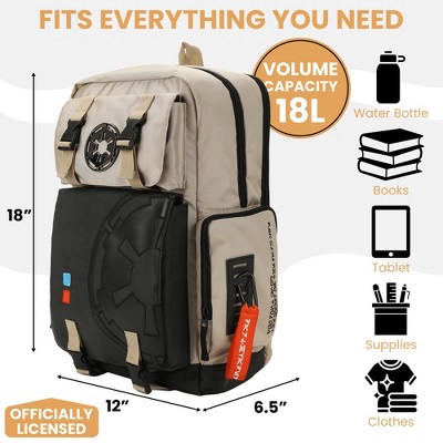 Star Wars Lightsaber-Themed White Built-Up Backpack — фото 3