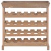 vidaXL Wine Rack Wine Bottle Holder with Top Tray Floor Wine Cabinet Organizer, Engineered Wood - 3 of 4