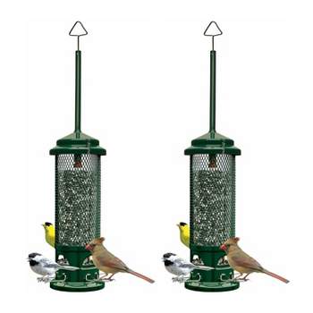 Tangkula Large Metal Wild Bird Feeder for Outdoor Hanging w/ Perch Resin  Squirrel Proof