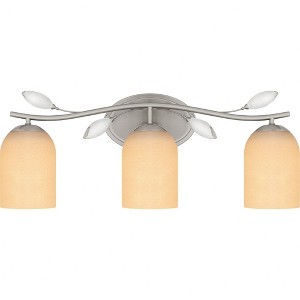 Quoizel Lighting Ulysses 3 - Light Vanity in  Brushed Nickel - 1 of 1