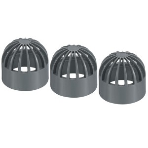 Unique Bargains Round Outdoor Leakproof Sewer Drain Pipe Fitting Adapter - 1 of 3