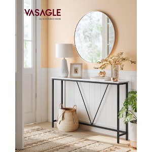 Narrow Console Table with Steel Frame, 47.2" Sofa Table for Entryway, Living Room, Bedroom, Industrial Design - 1 of 4