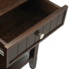 Solid Wood Wide Freestanding Console Table with 3 Drawers, Spacious Open Shelf and Multipurpose Design - 4 of 4