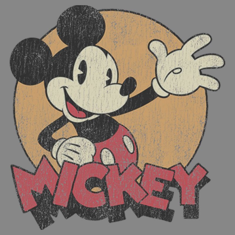 Boy's Disney Mickey Mouse Old School Distressed Performance Tee, 2 of 5