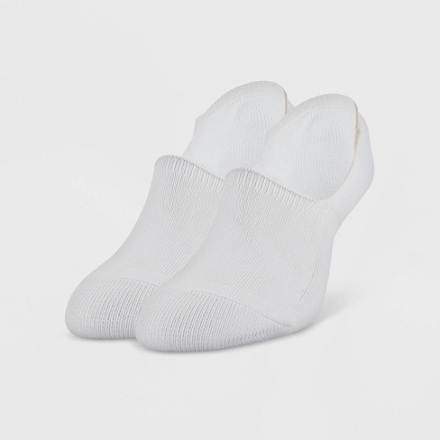 Shoe Size: 5-10 6-Pack White/black PEDS Womens Memory Cushion No Show Liner Socks with Gel Tab