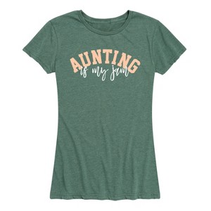 Women's - Instant Message - Aunting Is My Jam Short Sleeve Graphic T-Shirt - 1 of 4
