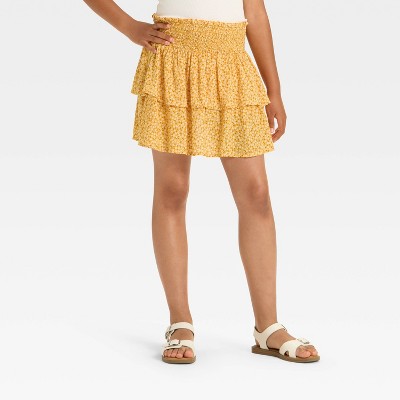 Girls' Floral Woven Skort - Cat & Jack&#8482