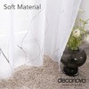 Deconovo Sheer Voile Line Grommet Curtain Pair(2 Panel) - 4 of 4