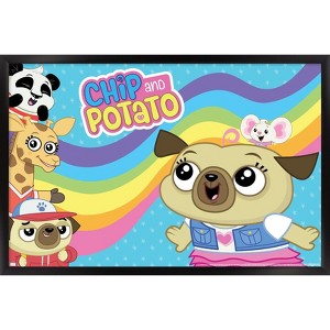 Trends International Chip and Potato - Rainbow Framed Wall Poster Prints - 1 of 4